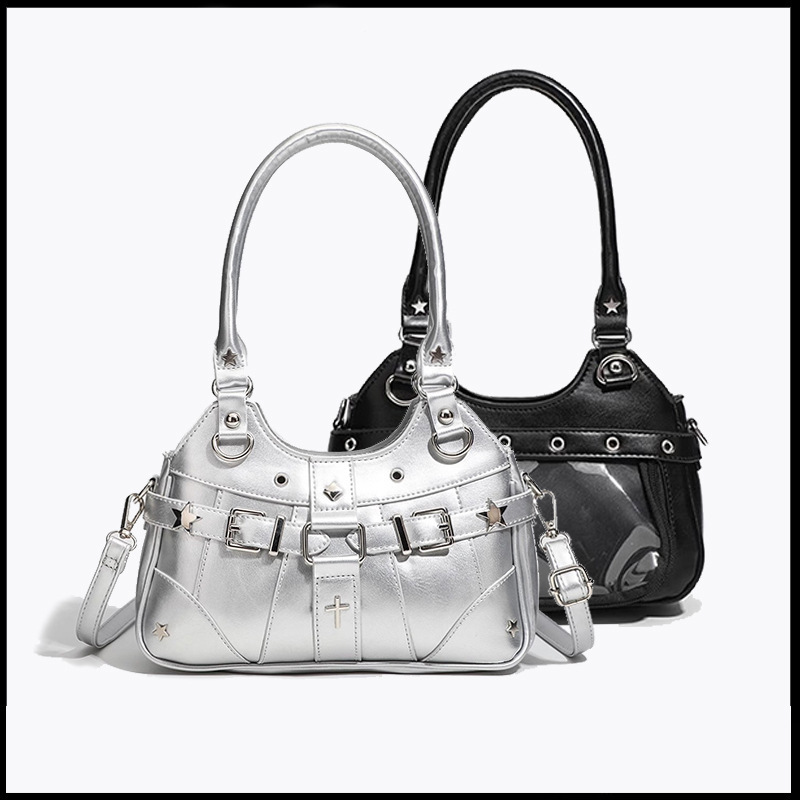 二次元原痛包透明女日常斜跨女小食量亚文化气质手提腋下女包