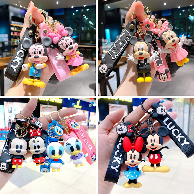Cartoon Mickey and Minnie Keychain Donald Duck Pendant Car School Bag Key Chain Couple Pendant Small Gift Wholesale Cartoon Mickey and Minnie Keychain Donald Duck Pendant Car School Bag Key Chain Couple Pendant Small Gift Wholesale