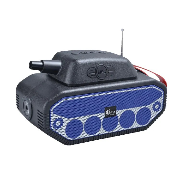 Solar Bluetooth sonido retro altavoz de radio Jeep tarjeta USB modelo de automóvil casero al aire libre