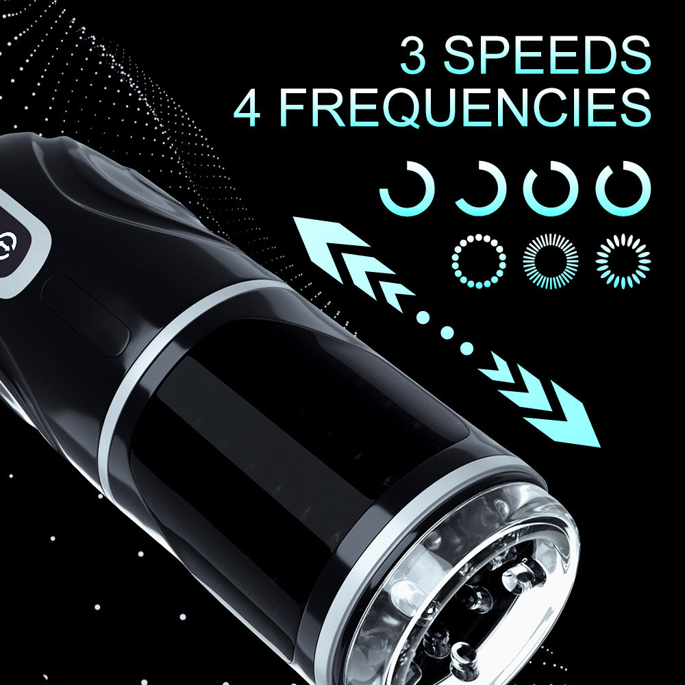 Jiya Fully Automatic Airplane Cup Electric Rotating Telescopic Male Exercise Masturbator Adult Sex Products_voghion.com