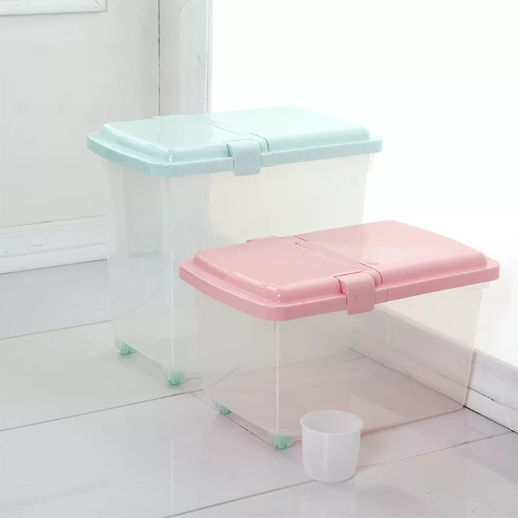 Edo透明厨房米桶装米箱 盛米桶收纳箱防虫塑料桶米缸|ms