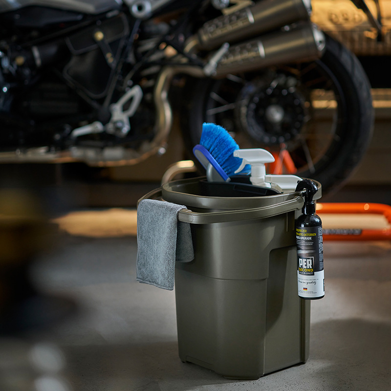 Car Wash Bucket with Handle, Large Plastic Bucket, Portable for Car Use, Outdoor Travel Bucket, Car Cleaning Tool