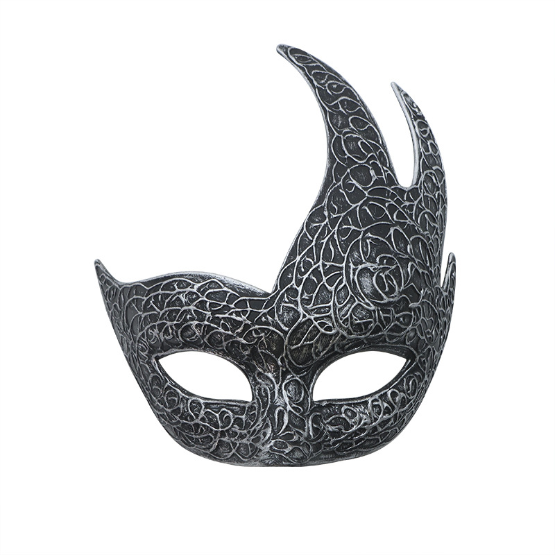 Amazon ventas calientes retro mitad cara máscara de jazz Halloween carnaval máscara decoración de fiesta