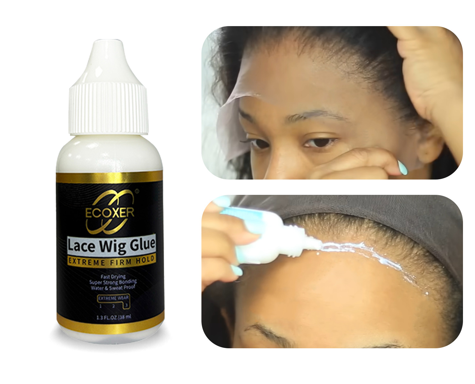 Colle liquide invisible pour perruques et extensions de cheveux_voghion.com