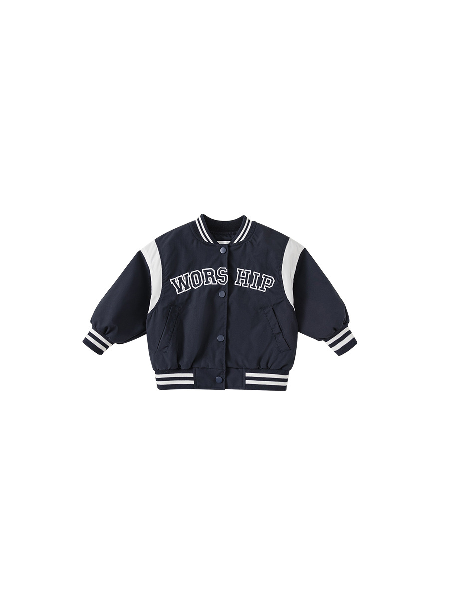 Youbao ropa para niños chaqueta casual para niños chaqueta corta primavera parche para niños bordado uniforme de béisbol CY84051