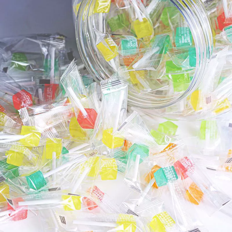 Lollipop сетка красный молоток конфеты фруктовый вкус день рождения конфеты смешанный сахар закуски для детей пакет свадебных конфет оптом