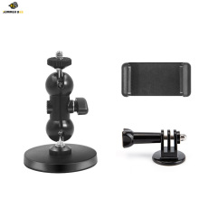 磁吸手机支架固定运动相机摄像机监视器车外磁铁石配件万向魔术臂