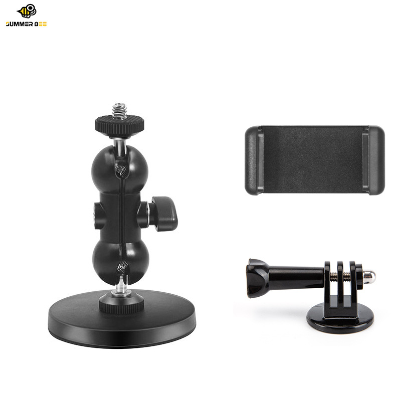 Magnetic mobile phone bracket fixed Sports Camera Camera monitor car outer magnet accessories Universal magic arm