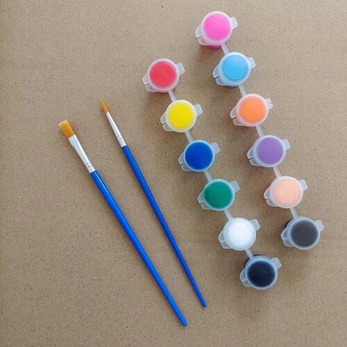 3ml 12-Color One-Piece Acrylic Finger Paints for Kids – 12 Vibrant Colors for DIY Art & Graffiti Adventures