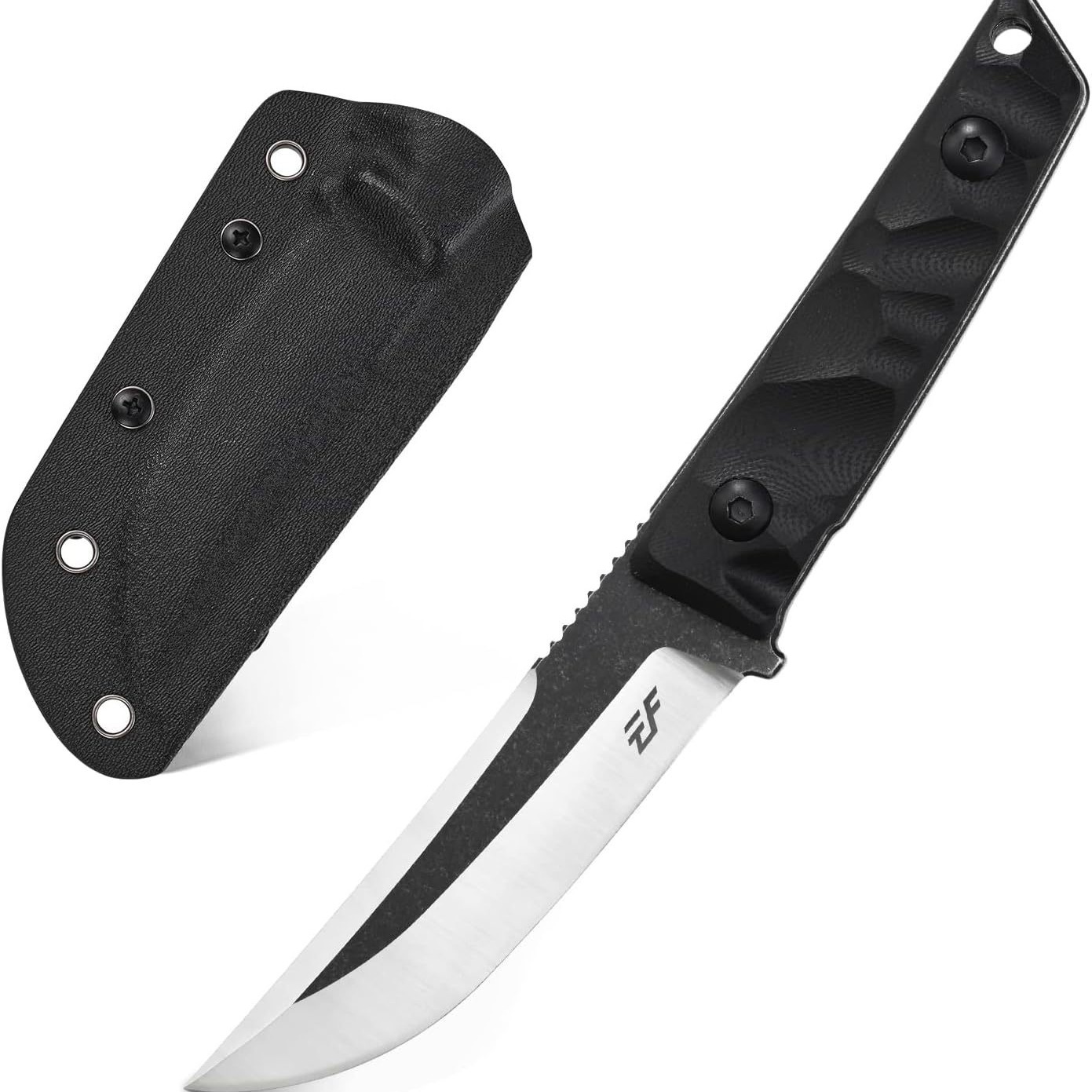 EF101固定刀440C不锈钢带G10手柄腰夹Kydex护套户外生存野外刀