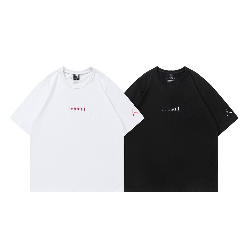 New 2026 Spring European and American Style Men's and Women's Embroidered Text Cotton Pullover Short Sleeve Youth Trendy Collar T-Shirt New 2026 Spring European and American Style Men's and Women's Embroidered Text Cotton Pullover Short Sleeve Youth Trendy Collar T-Shirt