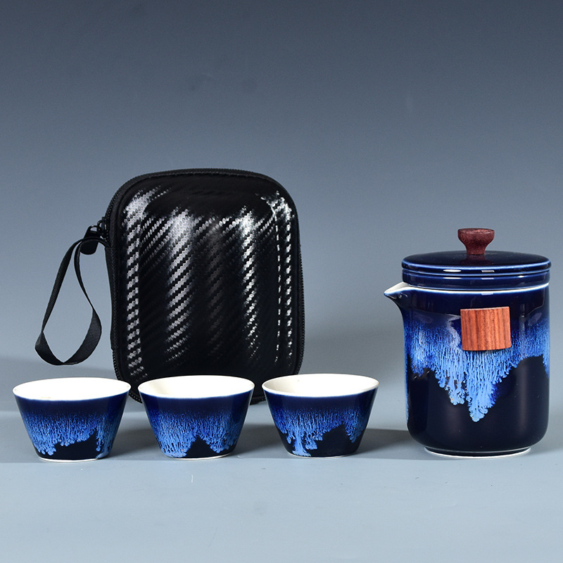 4 조각 가마가 파란색으로 변합니다.