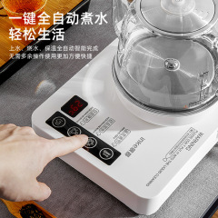 Silverware automatic bottom water kettle electric hot water kettle tea set tea table water pump glass small single stove electric tea kettle 