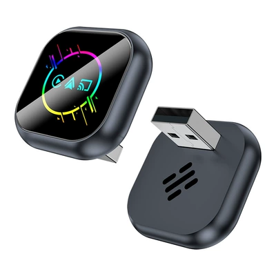 Cross-Border 4-in-1 Car-Machine Connectivity Simsiz CarPlay və Android Auto - q1aq-gray-meteor-metal-glass-4-in-1-wireless-carplay-android-auto-adapter-apple-and-android-screen-mirroring-compatible-with-overseas-systems-only