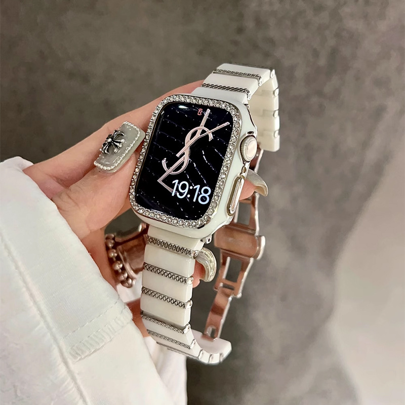 Huaqiangbei New Smart Watch Women's Bluetooth Phone Multi-Function Nfc Ceramic Suitable for Smartphones