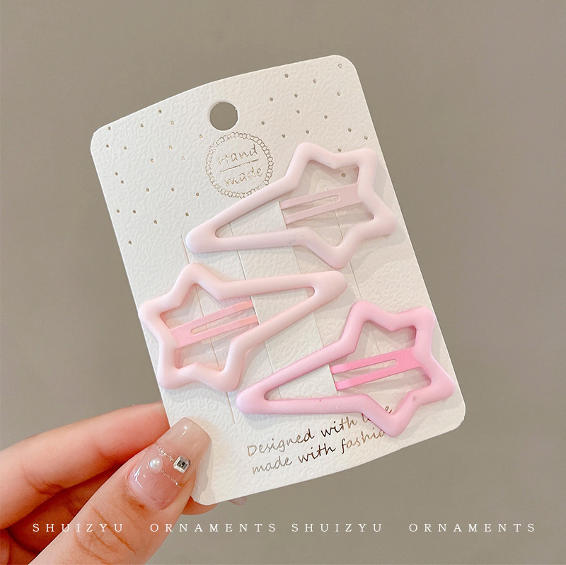 Horquilla de dopamina clip lateral femenino flequillo de sentido avanzado clip pequeño roto horquilla de moda clip lateral lindo clip bb clip tocado