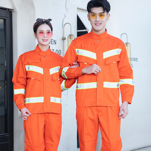 Sanitation overalls suit electrician men's long sleeve men's tooling vocational school labor protection clothing auto repair clothing factory clothing factory autumn and winter