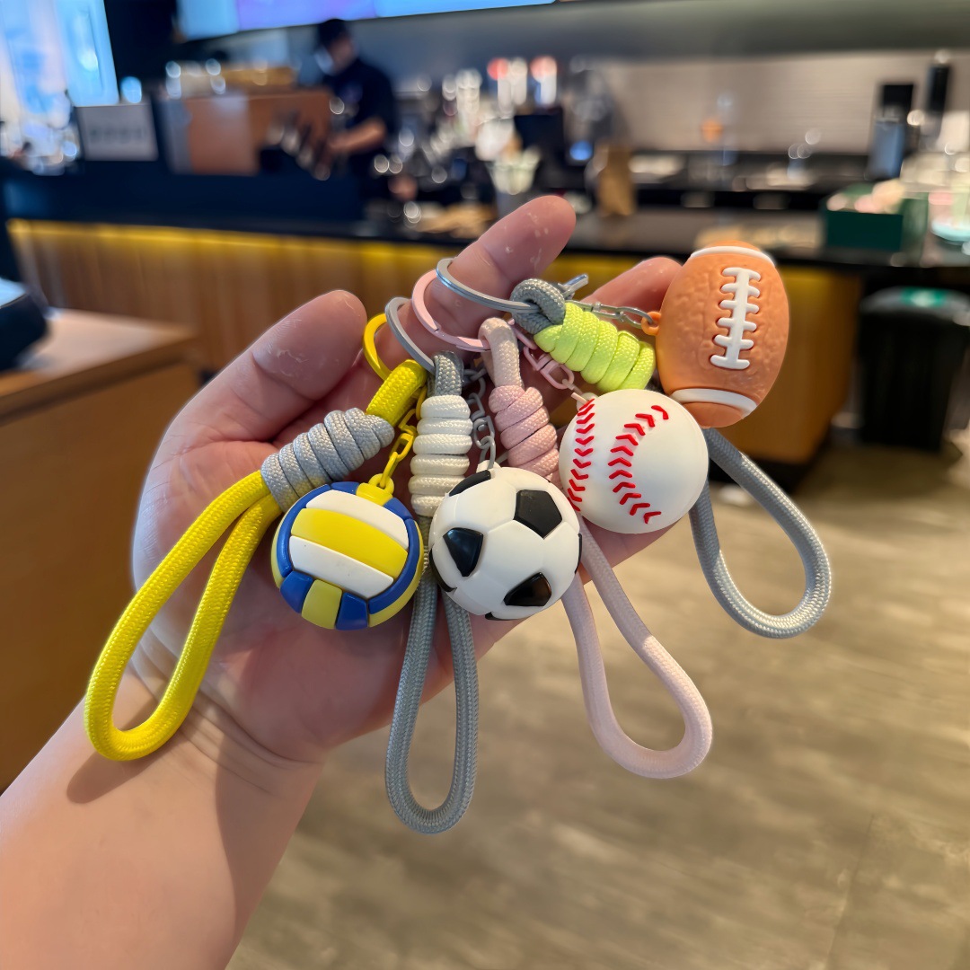 Serie de bolos deportivos de baloncesto de fútbol bolsas escolares accesorios colgantes actividades hermosas regalos al por mayor