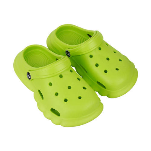 Eva Beach Hole Slippers for Women, Home Indoor Couple Breathable Cap Toe Hole Shoes with Footfeel Cooling Slippers Wholesale