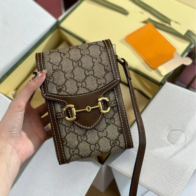 2024 new luxury 1955 vertical G home with box mobile phone bag cross-border European and American style mobile phone bag box bag