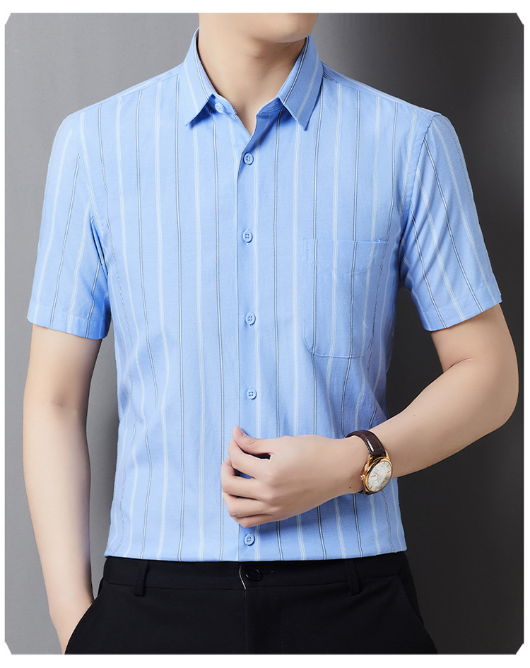 C6021 1130K ÁO SƠ MI NAM YUPTYLO NGẮN TAY TRUNG NIÊN KÍN CỔ THỜI TRANG NAM G04 SẢN PHẨM MỚI