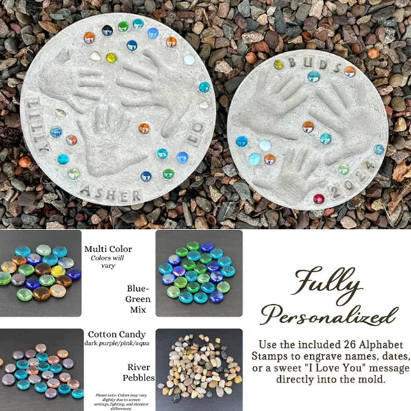 Cross-Border New Model DIY Handprint Stepping Stone Set