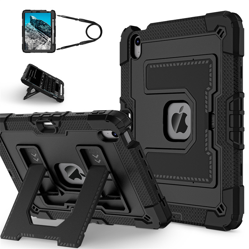 iPad Air11 2024/25 Silicone Strap Protective Case Foldableing Pc Stand Air13 10Th Tablet Case iPad Air11 2024/25 Silicone Strap Protective Case Foldableing Pc Stand Air13 10Th Tablet Case