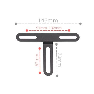 Suitable for Niu Nxt Rear Fender, Nxt-Specific Fender, Widened and Enlarged to Prevent Water and Mud from Splashing, Direct Titanium Accessories (Electric vehicle fender) - t-shaped-license-plate-holder