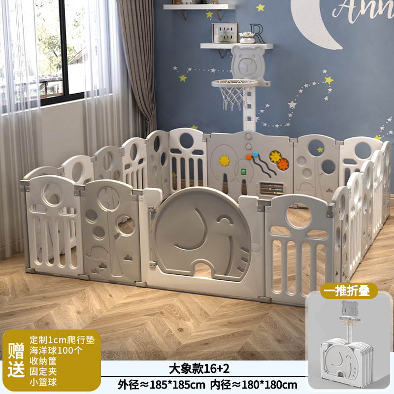 Seleccione estrictamente la protección infantil para niños en el suelo cerca de juego para niños pequeños plegables en el interior de la casa bebé arrastrando la barraca
