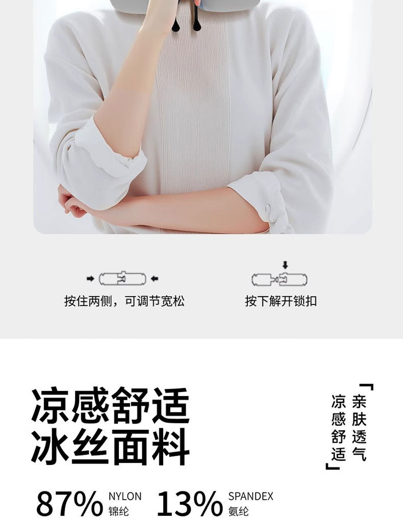 New Cross-Border Memory Foam Neck Pillow Wholesale Nap Neck Pillow U-Shaped Pillow Long-Distance Travel Airplane Portable Sleeping Pillow