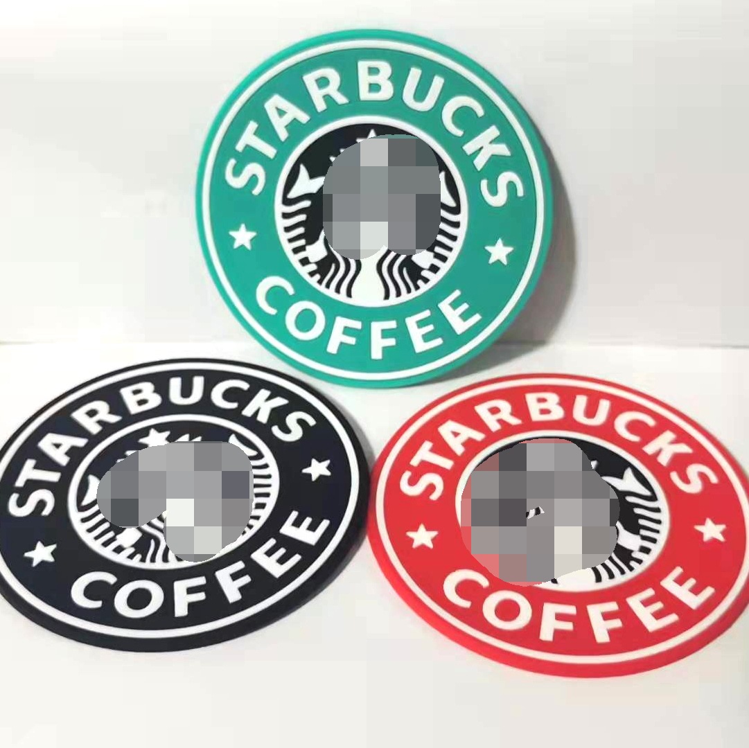 새로운 실리콘 코스터 PVC 부드러운 고무 플레이스 매트 세라믹 컵 머그잔 유리 컵 절연 패드 미끄럼 방지 매트 그릇 매트