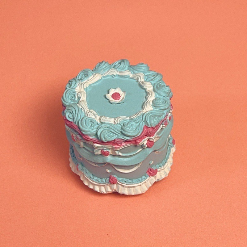 Creatividad de derechos de autor en línea gran tamaño de comida para jugar resina pegatinas de decoración para el hogar pegatinas de postre de pastel de simulación fábrica de stock