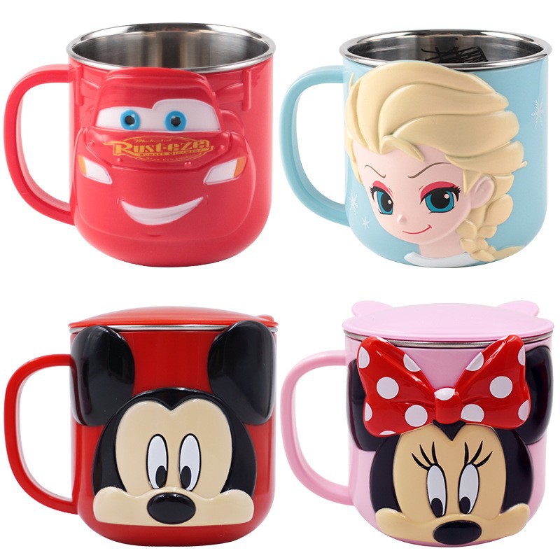 Disney Children's Water Cup Home Milk Cup Kindergarten 316 Stainless…