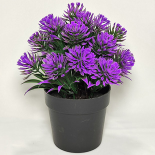 Customized Oem Simulated Plant Potted Artificial Green Plants and Aquatic Plants Ornaments Desktop Decoration Small Potted Fake Flowers Lotus Grass