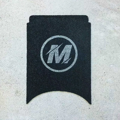 No.9 M95C+Mk2 Special Foot Pad Tram Foot Pad Electric Vehicle Accessories Battery Car Pad M85C+Mk2 (Electric vehicle foot mat) - letter-m-on-black-background-no9-m85cm95cmk2