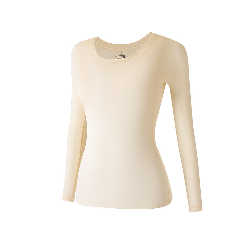 Tamaño grande 200 kg ~ Ropa de otoño a temperatura constante, ropa de piel ultrafina para mujer, mascarilla facial, ropa de belleza, 2024 otoño e invierno, nueva ropa interior térmica