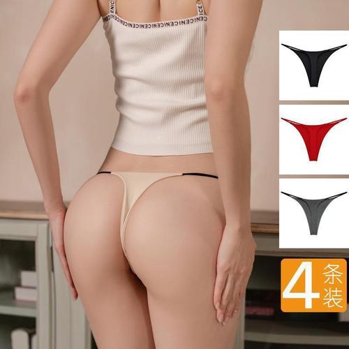 T-string women's summer one-piece hot sexy underwear one-thread milk silk fitness sexy yoga T-pants