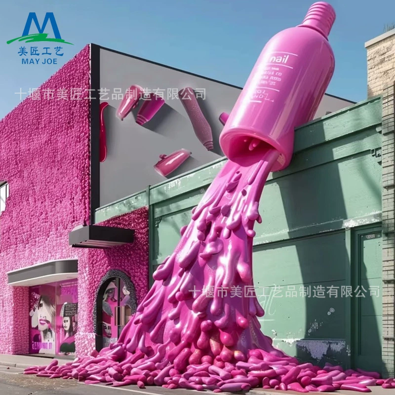 Стекловолокно, нержавеющая сталь, модная скульптура для витрины, игровая площадка, детский сад, подвесная стена для восхождения, рекламное украшение магазина с героями мультфильмов.