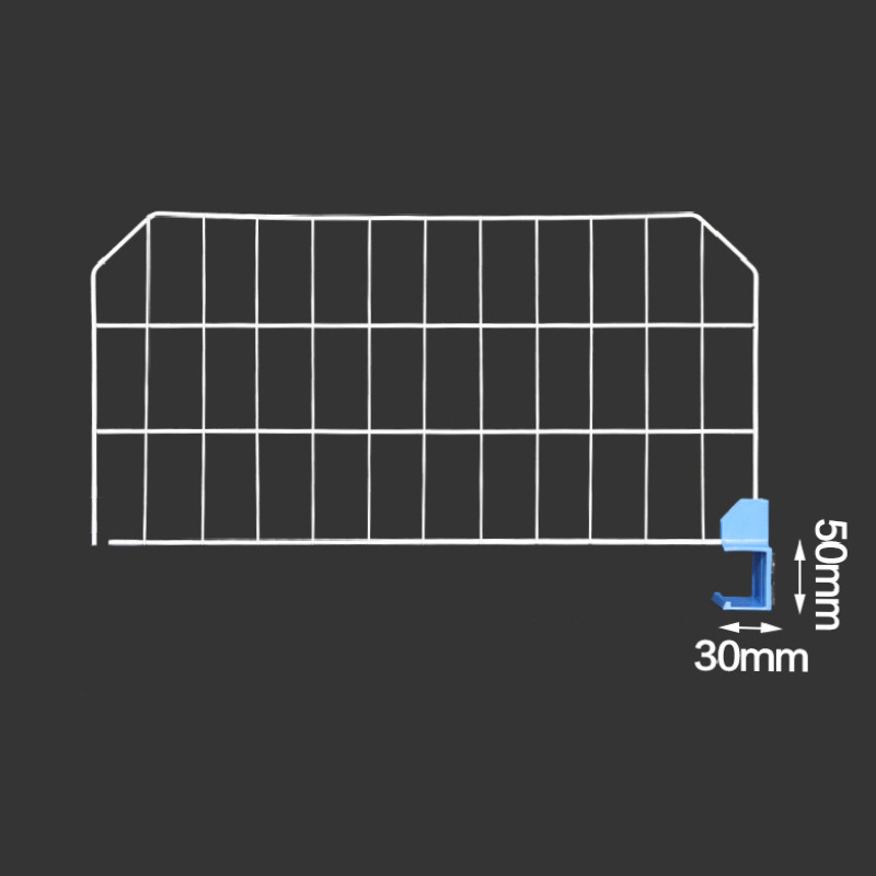 棚仕切り板、バリア板、保管用仕切りネット、スーパーマーケット倉庫用衣類仕切りネット、厚みのある冷間圧延鋼|undefined