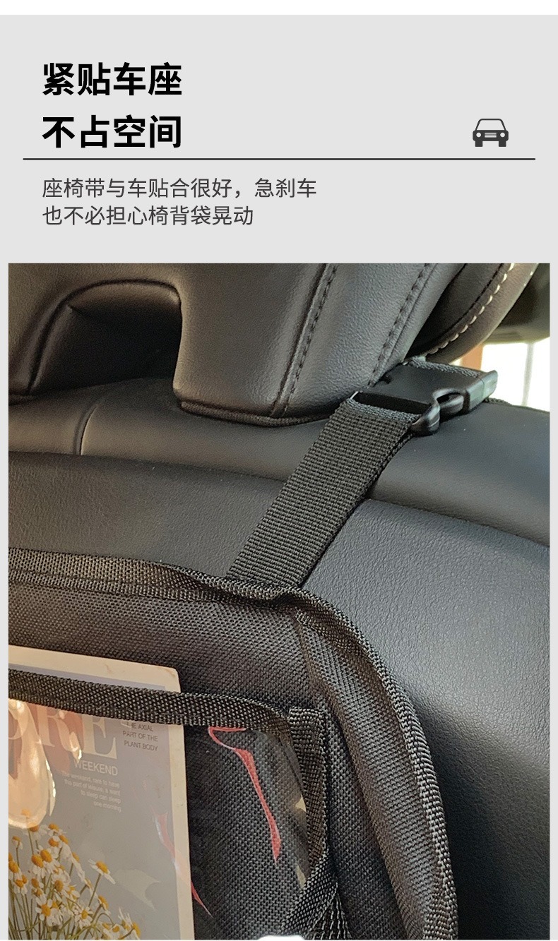Multifunctional Oxford Cloth Car Storage Box, Foldable Trunk Storage Box, Divided and Reinforced Storage Box