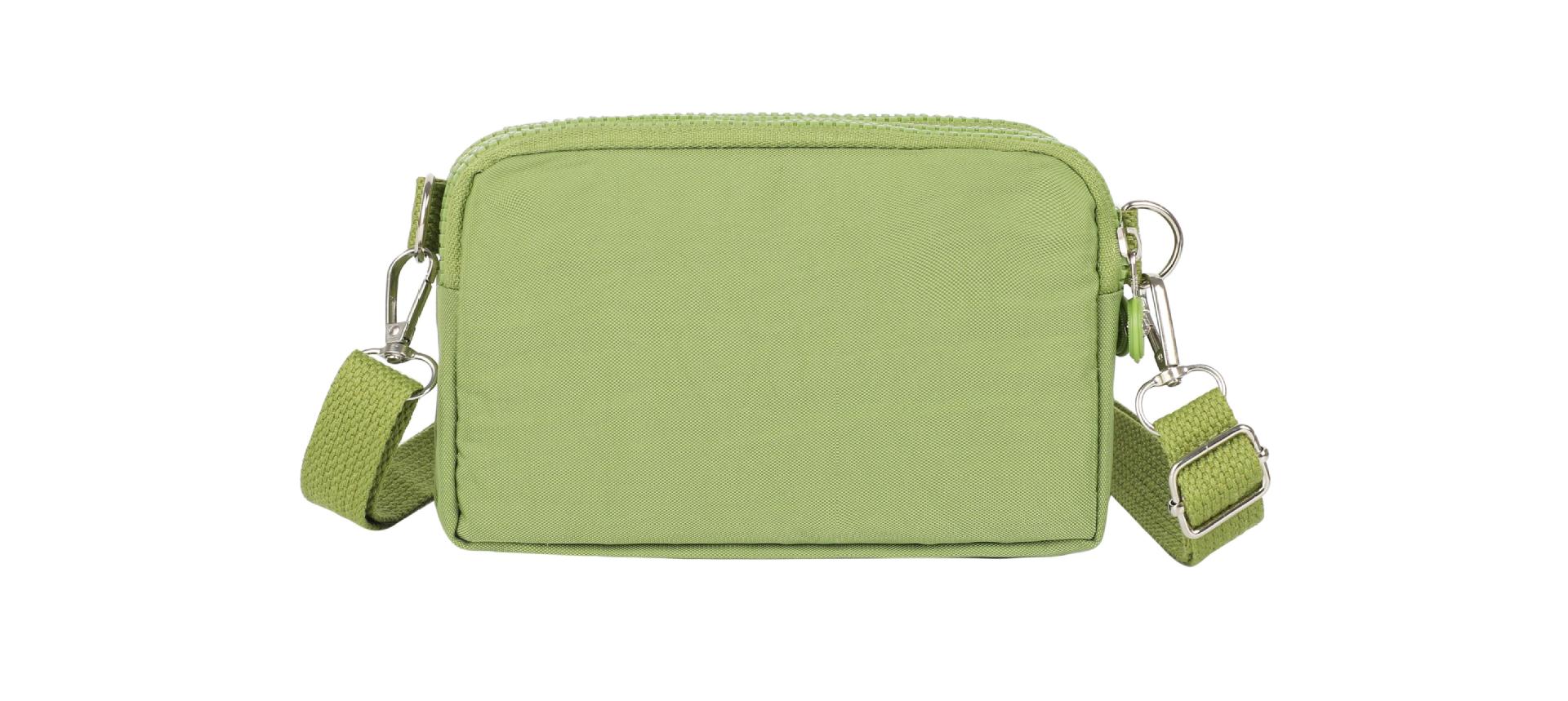 Women's Medium Nylon Solid Color Basic Classic Style Zipper Crossbody Bag display picture 6