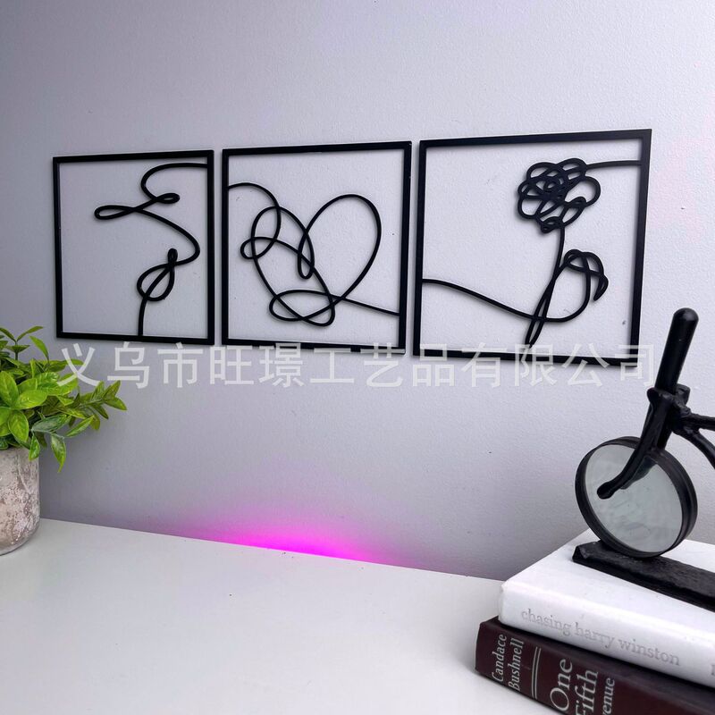 New Cross-Border Wooden Bts Love Yourself Album Sign Wall Decoration Room Spotify Decoration