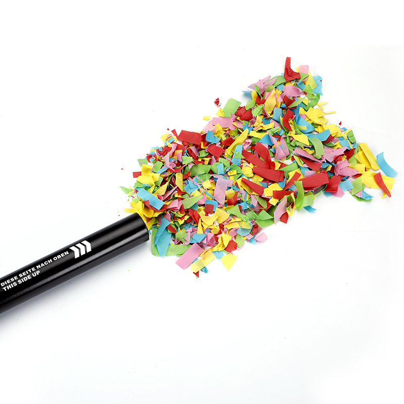 Barra electrónica regalo de boda flor retardante de llama color papel discoteca bar regalo tubo festivo pistola consumibles