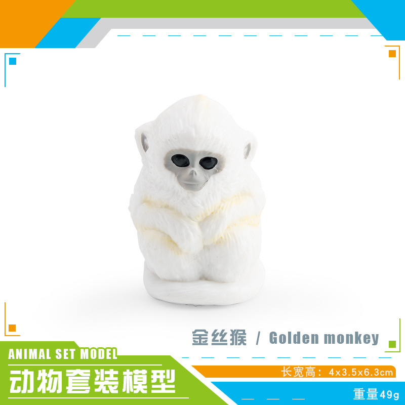 Transfronterizos mini simulación perro de madera panda cerdo conejo blanco serpiente blanca hámster nutria foca animal adornos modelo juguete
