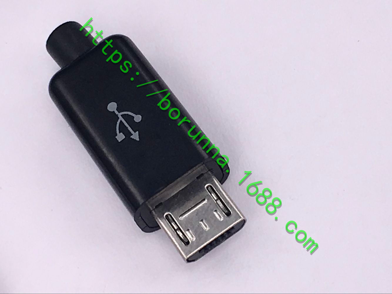 (10套装)安卓扁口迈克白色 USB插头 MK5P公头 MICRO 5P公头-阿里巴巴