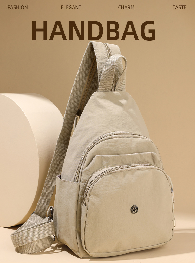 Zaino piccolo da donna 2025, nuovo zaino casual alla moda in tessuto Oxford, multifunzionale, leggero, da viaggio, a tre scopi, borsa per il seno_voghion.com