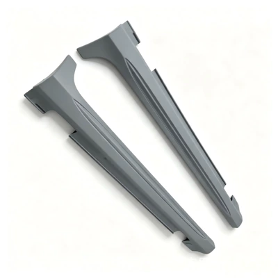 front bumper, grille, rear bumper, Big Surrounded - a-pair-of-w218-side-skirts