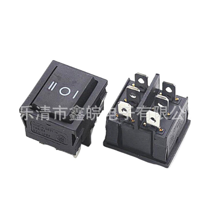 供应KCD5三档童车船型开关小童车开关21*24 三档六脚开关