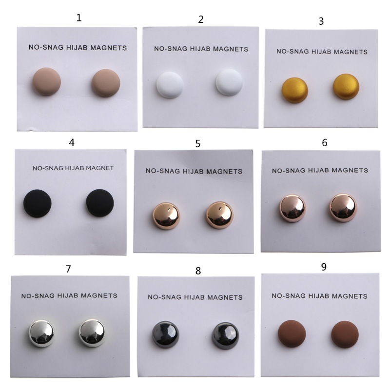 スポットマカロンマルチカラースチールシームレスガーゼバックル女性の磁気バックルブローチ襟頭飾りブティックシームレスブローチ