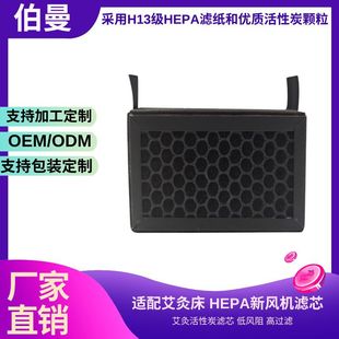 Air Purification Filter, Fresh Air Fan, Hepa Filter Element, Smoke-Free Moxibustion Filter Element, Activated Carbon Filter to Remove Odor